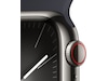 Apple Watch Series 9 GPS + LTE 41mm Rustfritt stål (grafitt) Smartklokker
