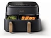 Philips dual basket airfryer 9L NA352/00 (grå/kobber) Airfryer