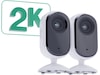 Arlo Essential 2 2K overvåkningskamera 2-pack Overvåkningskameraer