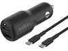 Belkin BoostCharge Dobbel USB-billader 42W Mobilladere