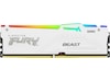 Kingston FURY Beast RGB DDR5 6000MHz 32GB Hvit Minnebrikker