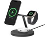 Belkin 3-i-1 Qi2 15W Ladestativ (sort) Trådløs lader