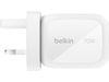 Belkin BoostCharge Pro GaN 70W vegglader + reiseadapter Mobilladere