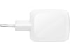Belkin Dual USB-C PD GaN 67W vegglader (hvit) Mobilladere