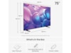 Samsung 75" Q6F QLED 4K smart-TV (2025) 70 - 79 tommer TV