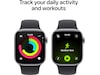 Apple Watch Series 11 GPS + LTE 42mm aluminium (stellargrå) Smartklokker