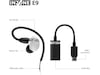 Sony INZONE E9 In-Ear Gaming Ørepropper (hvit) Ørepropper