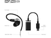 Sony INZONE E9 In-Ear Gaming Ørepropper (svart) Ørepropper