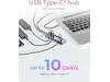 ICY BOX 10 porter USB Type-C® Gen 2 Hub Dockingstasjon & USB-HUB