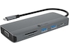 ICY BOX 10 i 1 USB-C dockingstasjon Dockingstasjon & USB-HUB