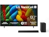 LG 75" NANO80 AI 4K NanoCell Smart-TV (2025) + Soundbar 70 - 79 tommer TV