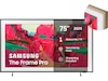 Samsung The Frame Pro 75" LS03FW + ramme Beige Wood 60 - 69 tommer TV
