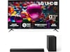 LG 86'' UA75 AI 4k Smart TV (2025) + NS60 lydplanke Over 80 tommer TV