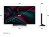 LG 48'' C5 AI 4K OLED Smart TV (2025) + veggfeste 20 - 49 tommer TV
