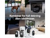 Arlo Essential 3 2K utendørs overvåkningskamera 2-pack + solcellepanel Overvåkningskameraer