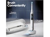 Oral-B iO 10 elektrisk tannbørste (stardust hvit) + børstehoder Elektriske tannbørster