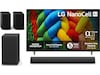 LG 65" NANO80 AI 4K NanoCell smart-TV (2025) + soundbar 60 - 69 tommer TV