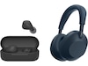 Sony WH-1000XM6 trådløse hodetelefoner, over-ear (blå) + WF-510 buds Hodetelefoner