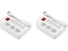 ON 9-veis kompakt strømforgrener 2-pack Skjøtekabel & forgrener