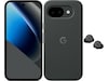 Google Pixel 10a 256GB (obsidian) + silikondeksel + Buds 2a Mobiltelefoner