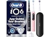 Oral-B iO6 elektrisk tannbørste (svart og rosa) Tilbehør til tannpleie
