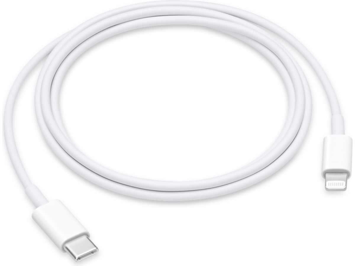Apple USB-C til lightning kabel 1m (hvit) USB-kabler