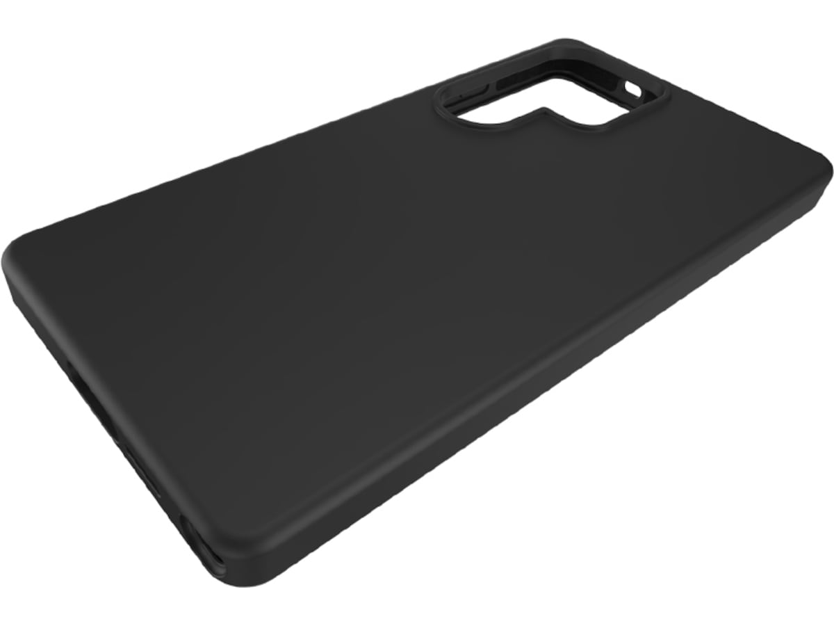 iiglo Galaxy S25 Ultra Silikondeksel (sort) Mobildeksel