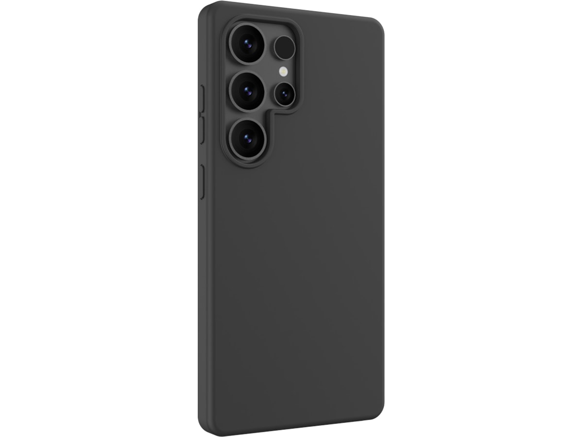 iiglo Galaxy S25 Ultra Silikondeksel (sort) Mobildeksel
