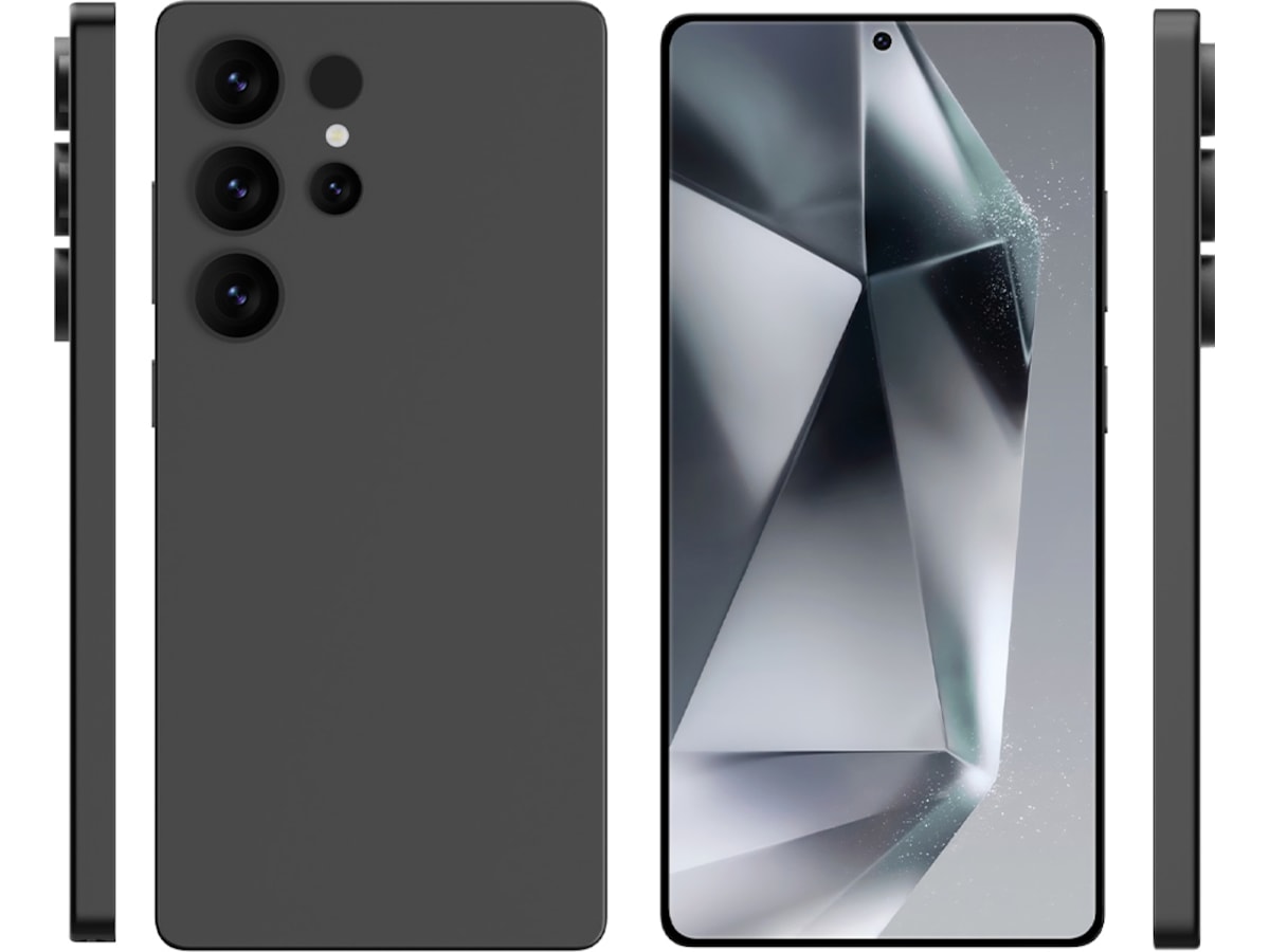 iiglo Galaxy S25 Ultra Silikondeksel (sort) Mobildeksel