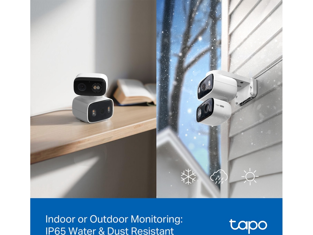 TP-Link Tapo C246D  Indoor/Outdoor Dual Lens overvåkningskamera Overvåkningskameraer