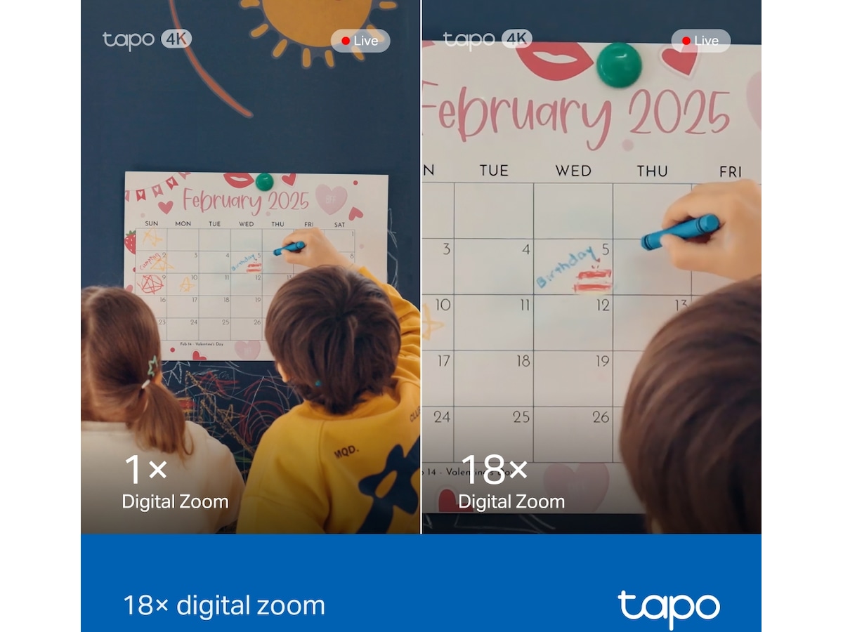 TP Link Tapo C260 4K innendørs overvåkningskamera Overvåkningskameraer