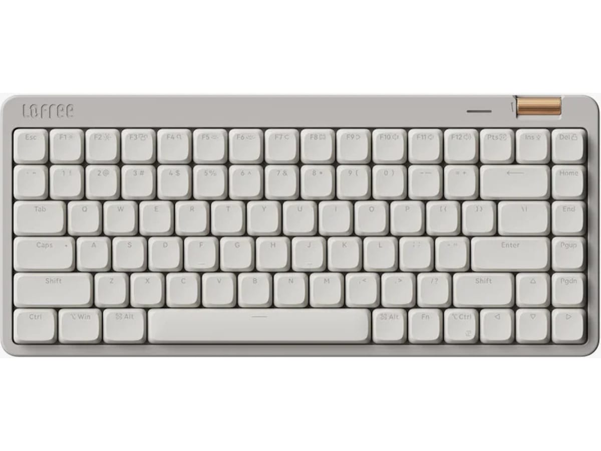 Lofree Flow Lite84 Mekanisk tastatur (hvit) Gamingtastatur
