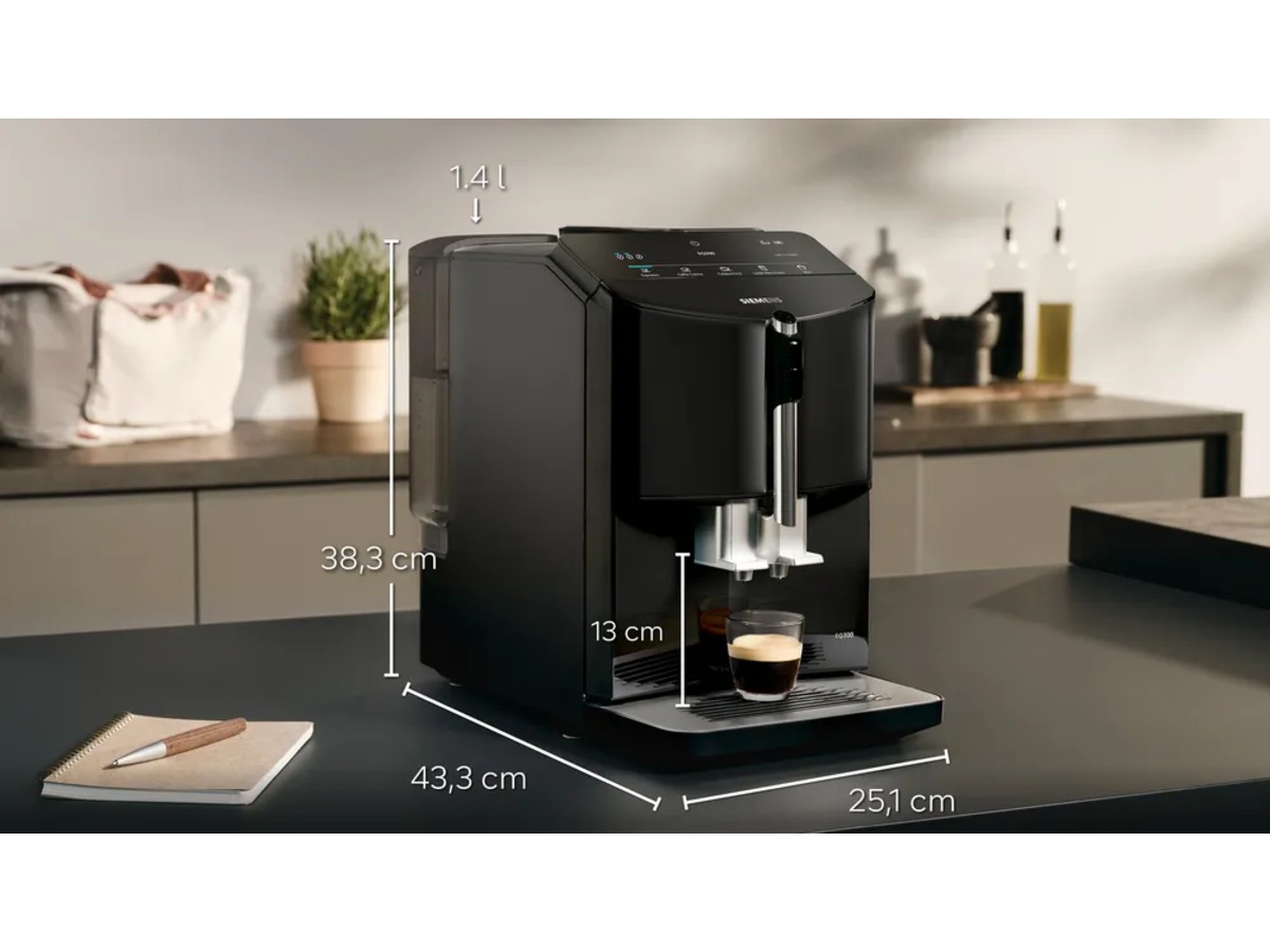 Siemens EQ300 Automatisk kaffemaskin TF301E09 -B-Grade Demo hjem & fritid