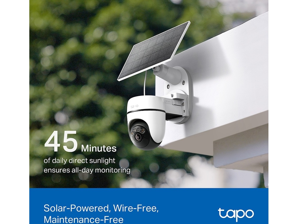 TP-Link Tapo C610 KIT overvåkningskamera, solcelledrevet Overvåkningskameraer