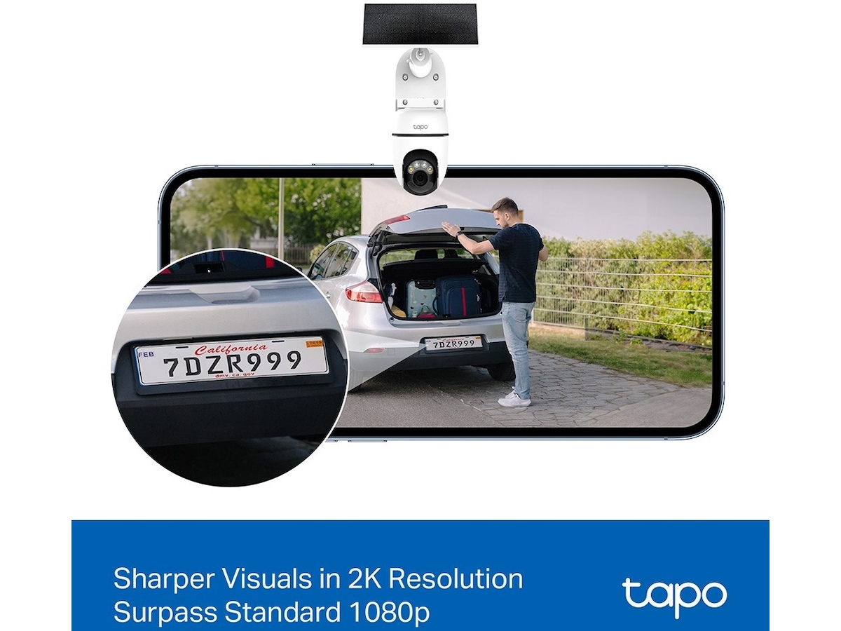 TP-Link Tapo C610 KIT overvåkningskamera, solcelledrevet Overvåkningskameraer