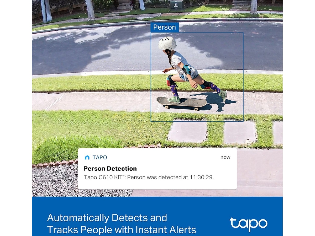 TP-Link Tapo C610 KIT overvåkningskamera, solcelledrevet Overvåkningskameraer