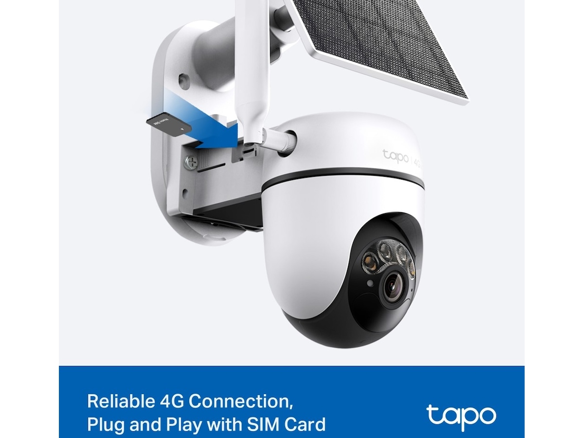 TP-Link Tapo C615G KIT overvåkningskamera, solcelledrevet Overvåkningskameraer