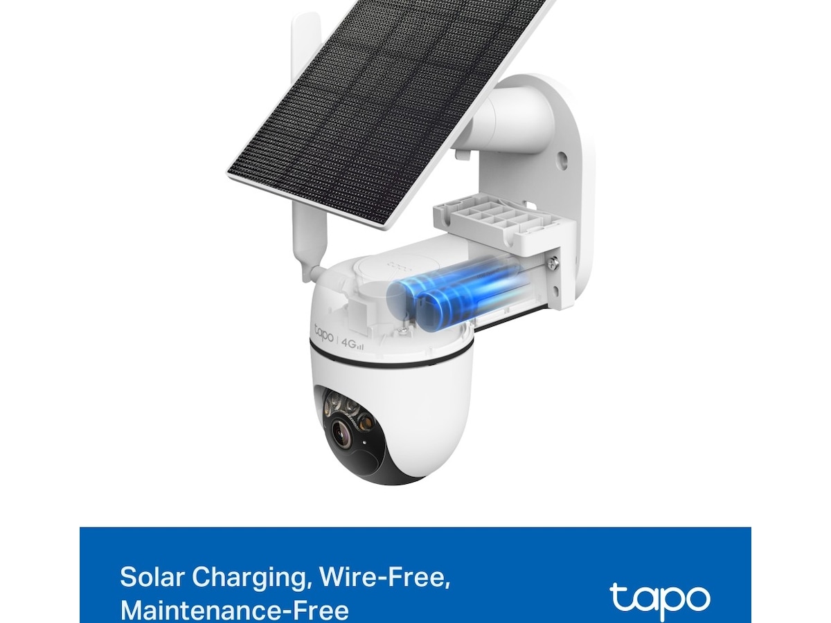 TP-Link Tapo C615G KIT overvåkningskamera, solcelledrevet Overvåkningskameraer