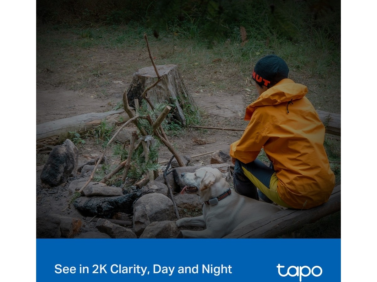 TP-Link Tapo C615G KIT overvåkningskamera, solcelledrevet Overvåkningskameraer