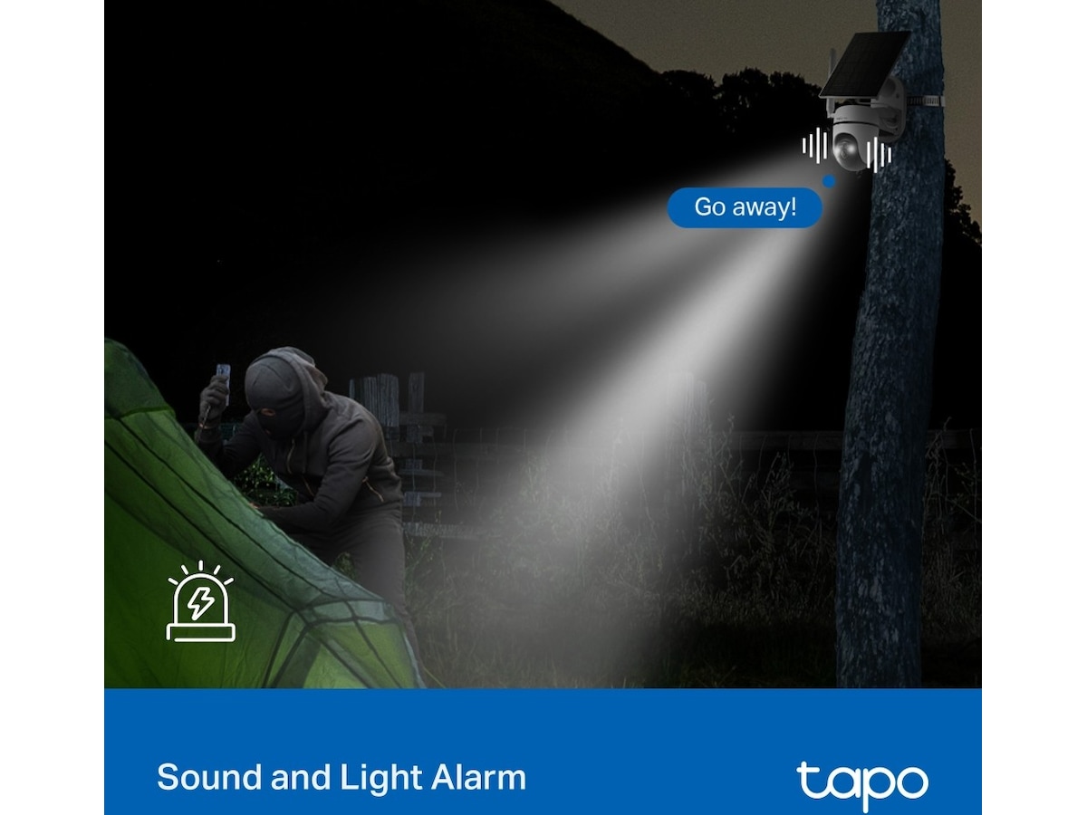 TP-Link Tapo C615G KIT overvåkningskamera, solcelledrevet Overvåkningskameraer