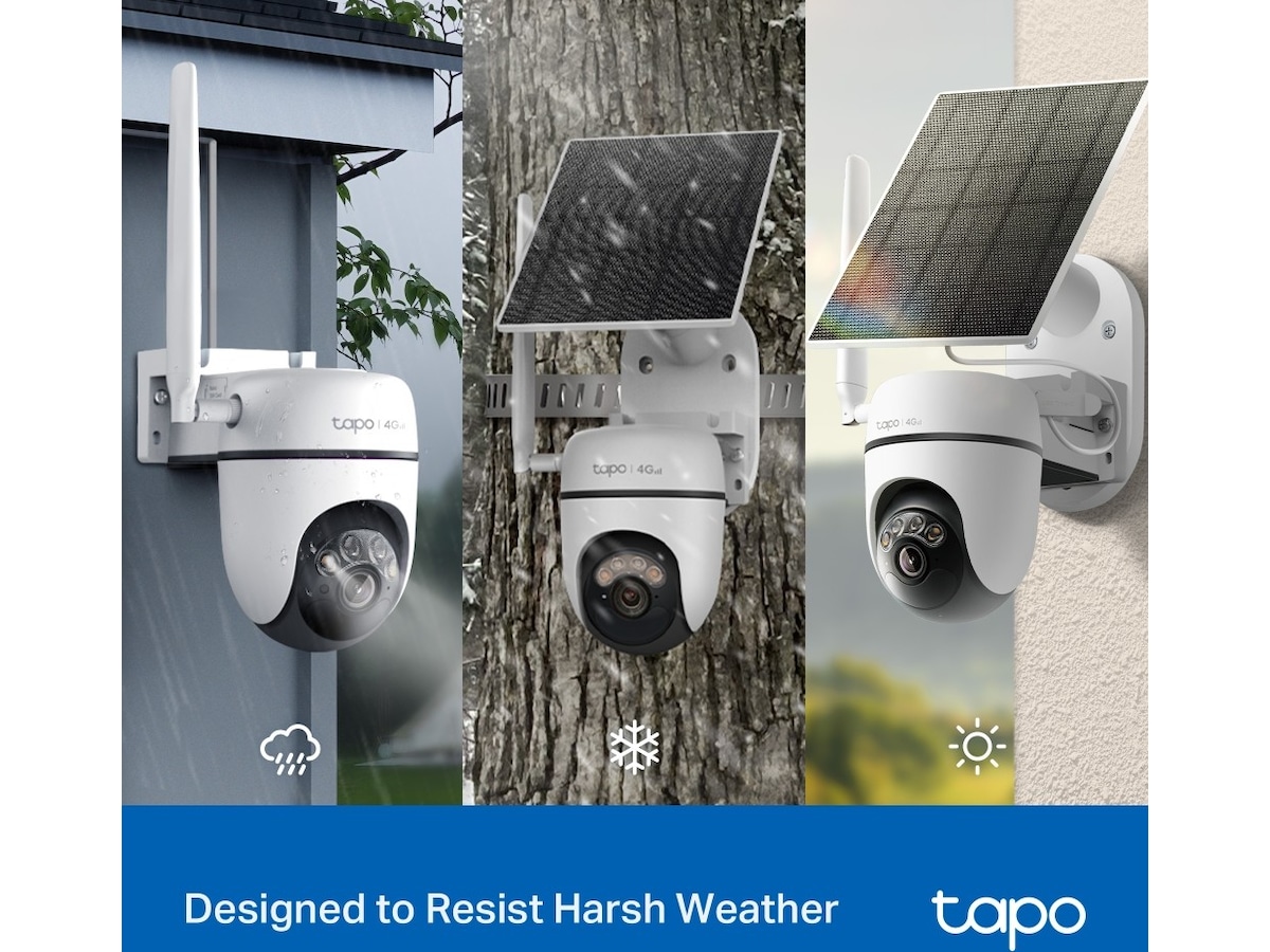 TP-Link Tapo C615G KIT overvåkningskamera, solcelledrevet Overvåkningskameraer