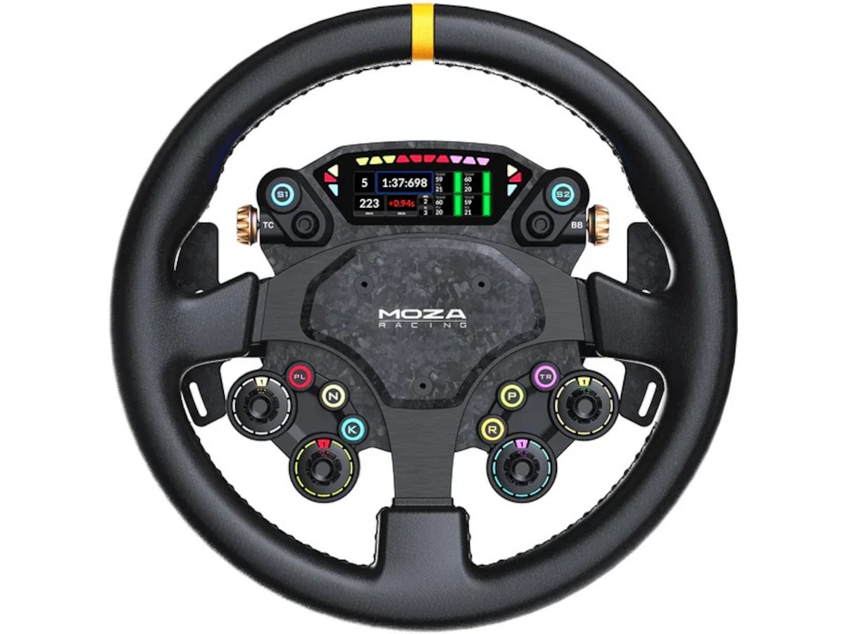 MOZA CS Pro Steering Wheel Ratt og pedaler