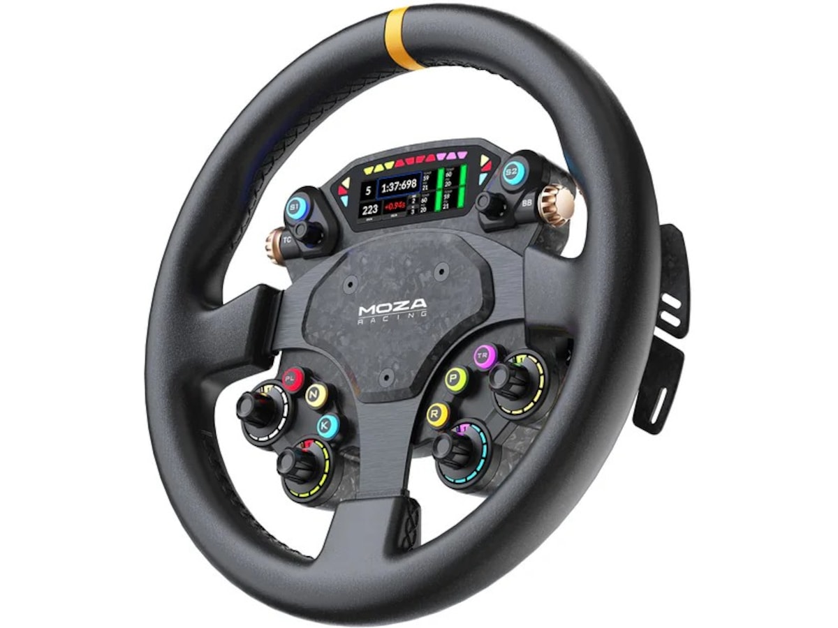 MOZA CS Pro Steering Wheel Ratt og pedaler