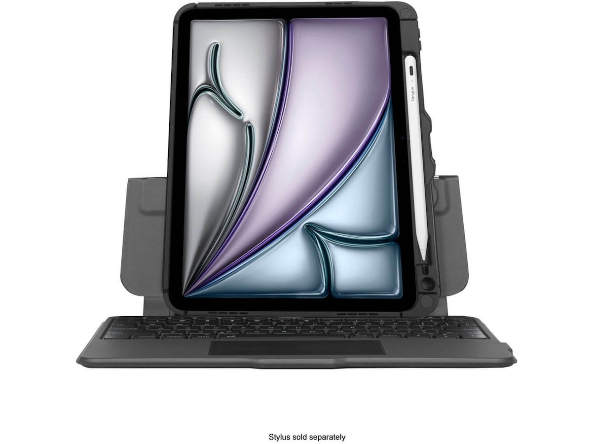Targus iPad 10,9/11/Air 11" (M2/M3) VersaVu Tastaturdeksel (sort) Tastatur og stylus