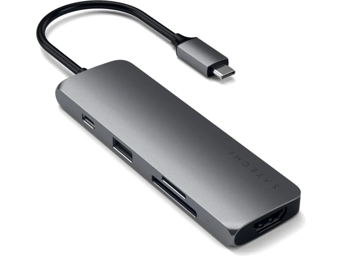 Satechi USB-C Multiport Pro Adapter 4K HDMI Dockingstasjon & USB-HUB