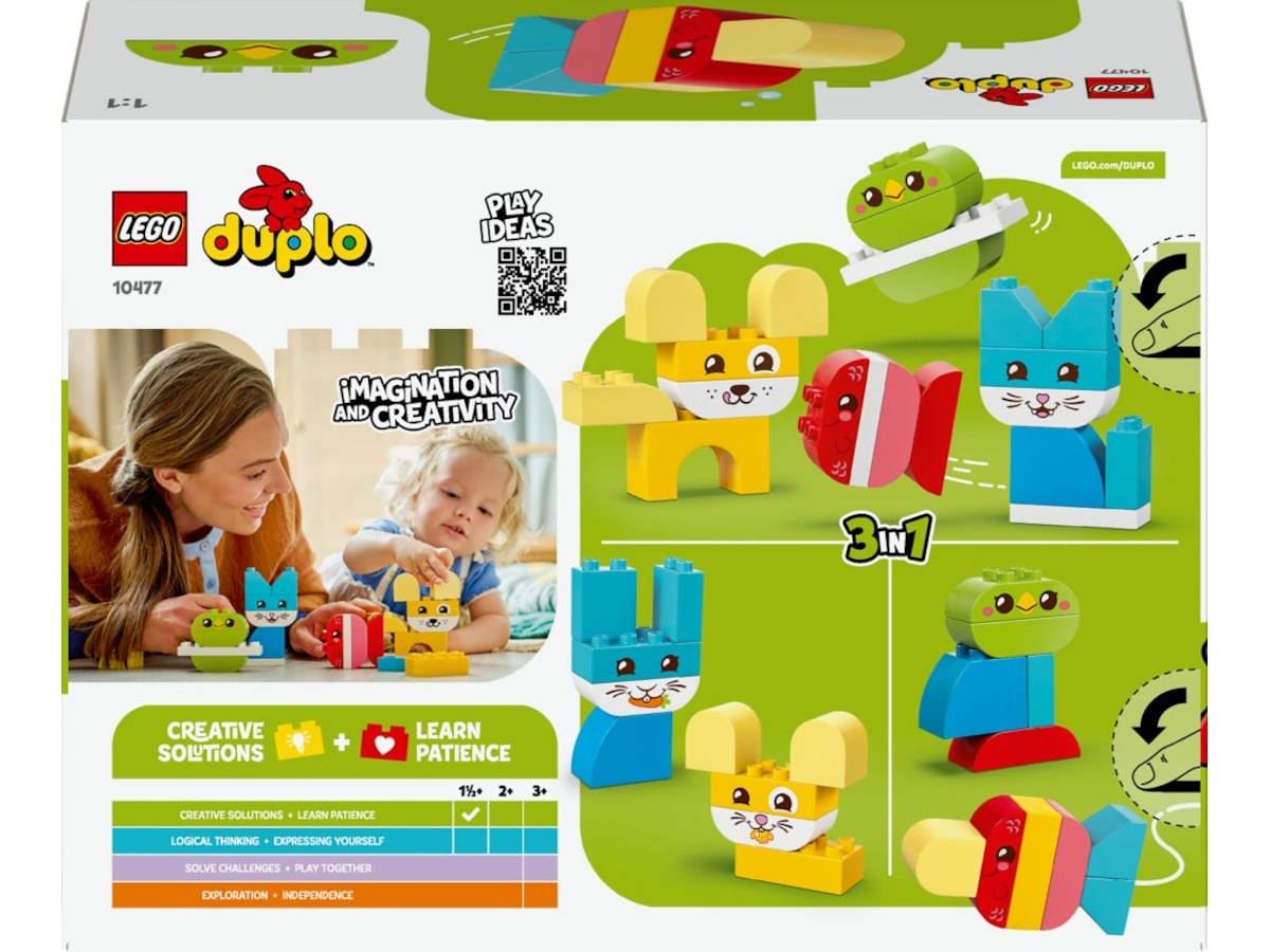 LEGO DUPLO My First 3 i 1 kreative søte kjæledyr 10477 LEGO