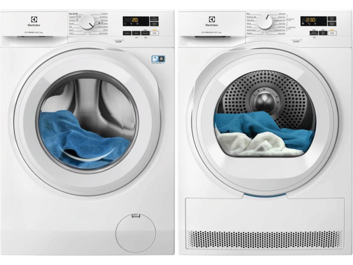 Electrolux 600 SensiCare vaskemaskin + tørketrommel Vaskemaskin