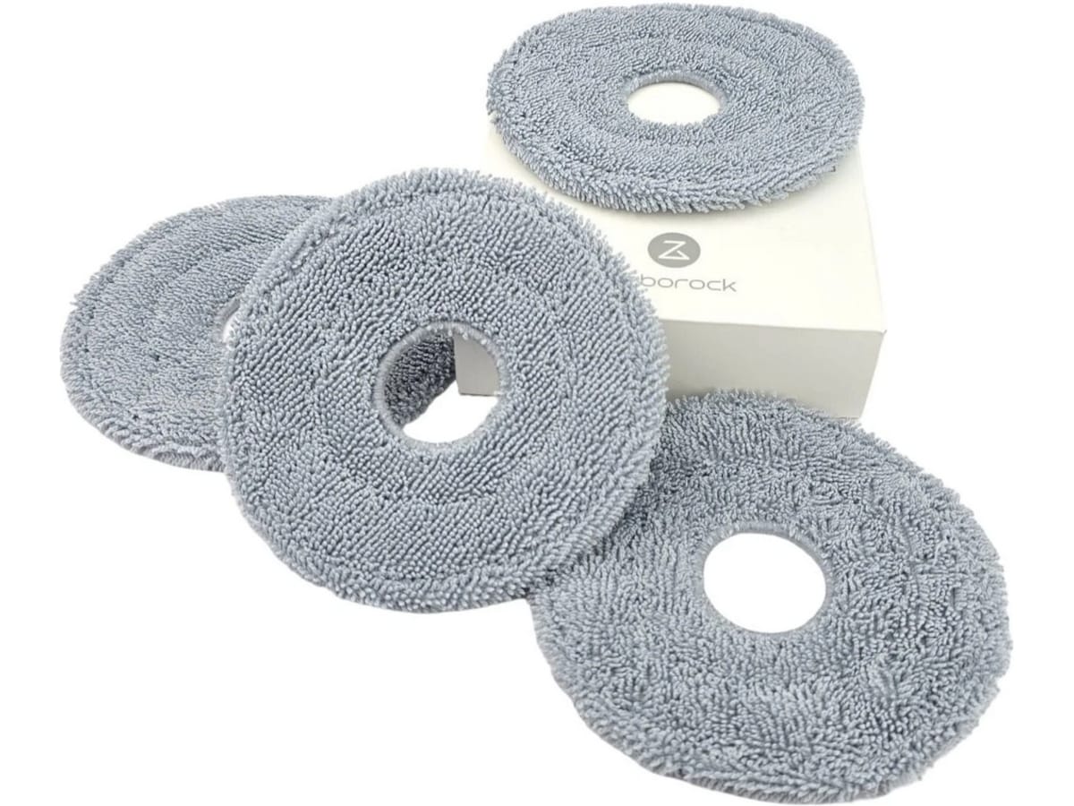 Roborock Saros Antibakterielle Roterende Mopp Pads 4 stk Tilbehør til støvsugere & rengjøring