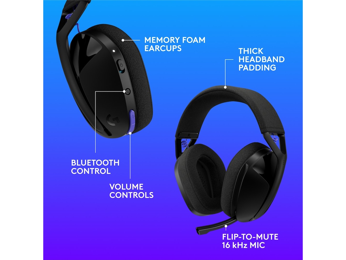 Logitech G321 Lightspeed Trådløst Gamingheadsett (sort) Gamingheadset