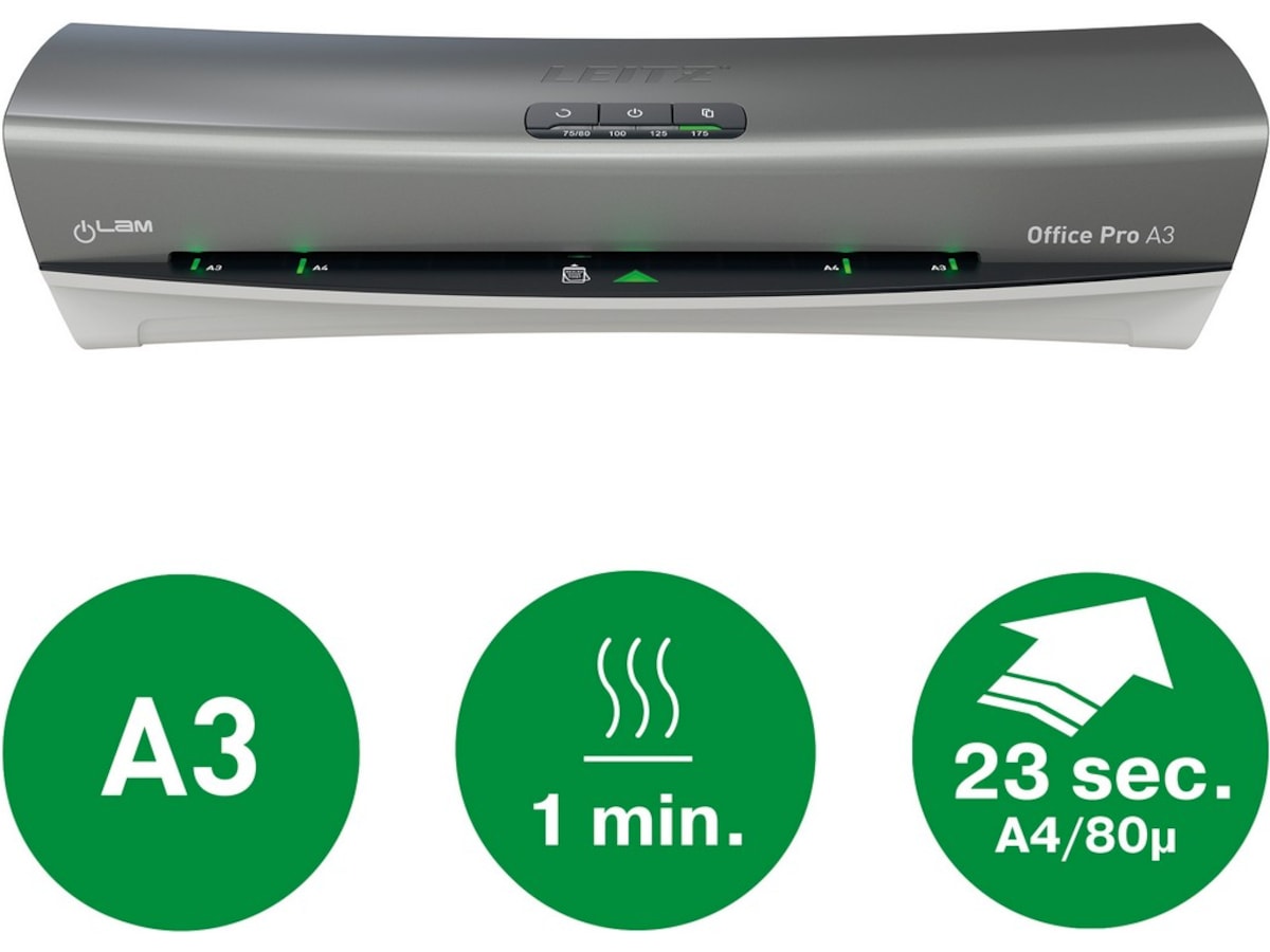Leitz iLAM Office Pro lamineringsmaskin A3 Lamineringsmaskiner